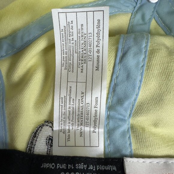 SpongeBob SquarePants Yellow Embroidered Cap With Adjustable Strap For Adults - Picture 16 of 16